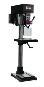 Jet JDPE-20EVSC-PDF 20 in. Clutch EVS Drill Press with Power Downfeed 1-1/2HP, 115V, Single Phase 354251