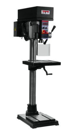 Jet JDPE-20EVSC-PDF 20 in. Clutch EVS Drill Press with Power Downfeed 1-1/2HP, 115V, Single Phase 354251