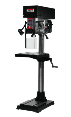 Jet JDPE-20EVSC-PDF 20 in. Clutch EVS Drill Press with Power Downfeed 1-1/2HP, 115V, Single Phase 354251