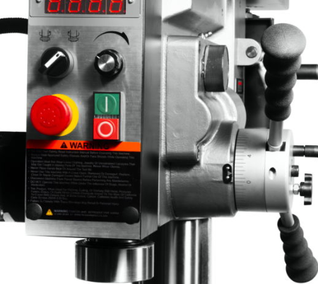 Jet JDPE-20EVSC-PDF 20 in. Clutch EVS Drill Press with Power Downfeed 1-1/2HP, 115V, Single Phase 354251