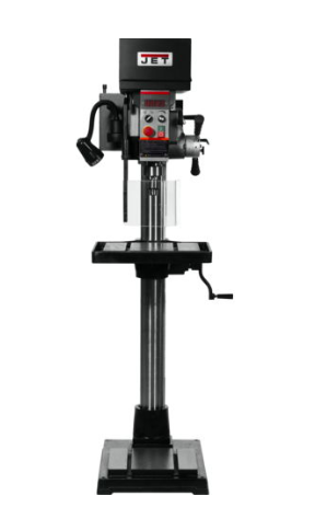 Jet JDPE-20EVSC-PDF 20 in. Clutch EVS Drill Press with Power Downfeed 1-1/2HP, 115V, Single Phase 354251