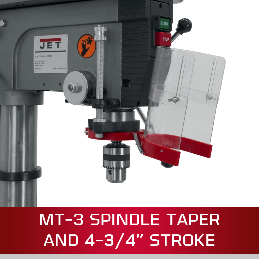Jet J-2550, 20 in. Floor Model Drill Press 115V 1Ph 354402