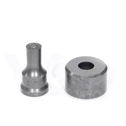 Edwards Ironworkers 21/32 in. Round Punch & Die Set PD21/32