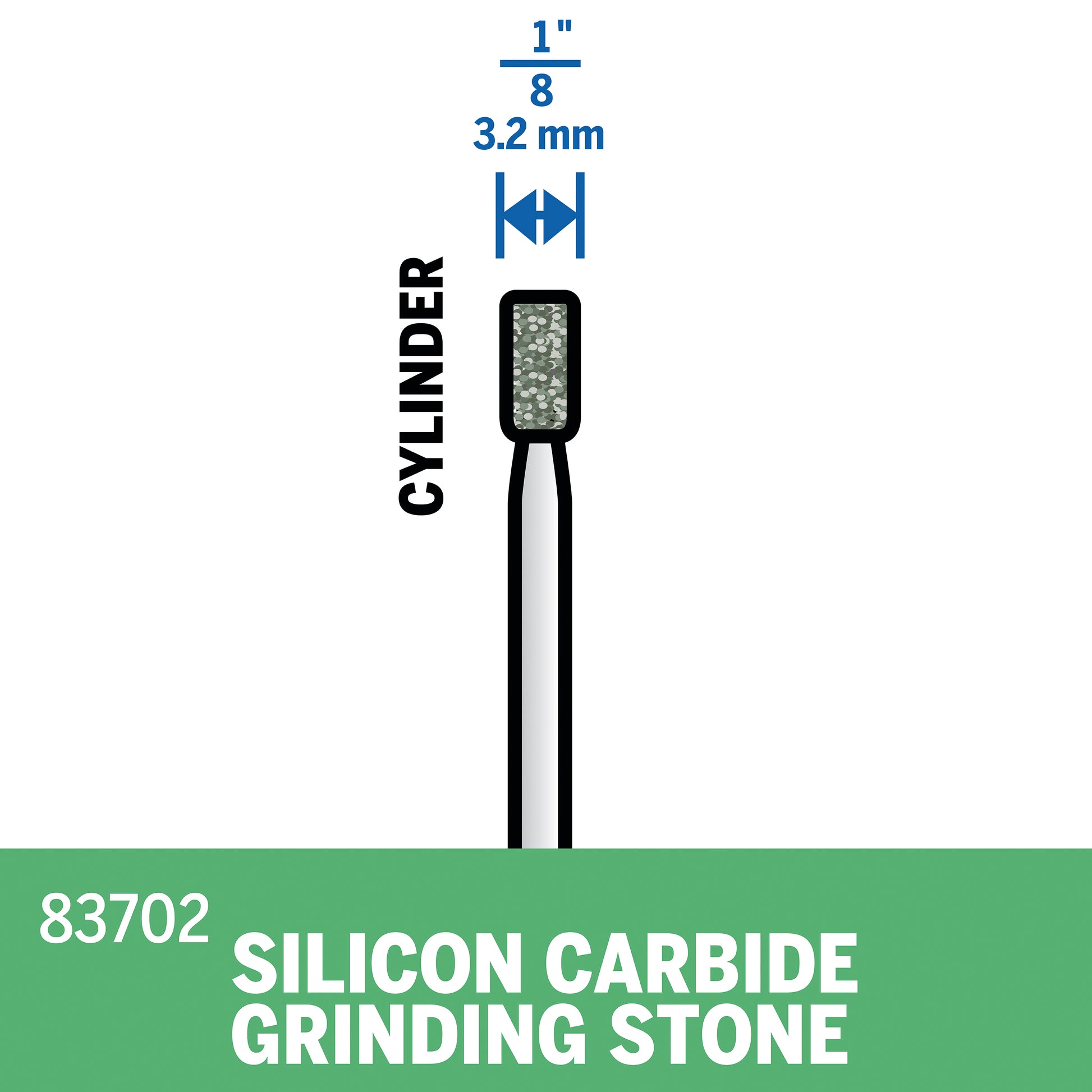 Dremel 1/16 in. Silicon Carbide Grinding Stone 83702