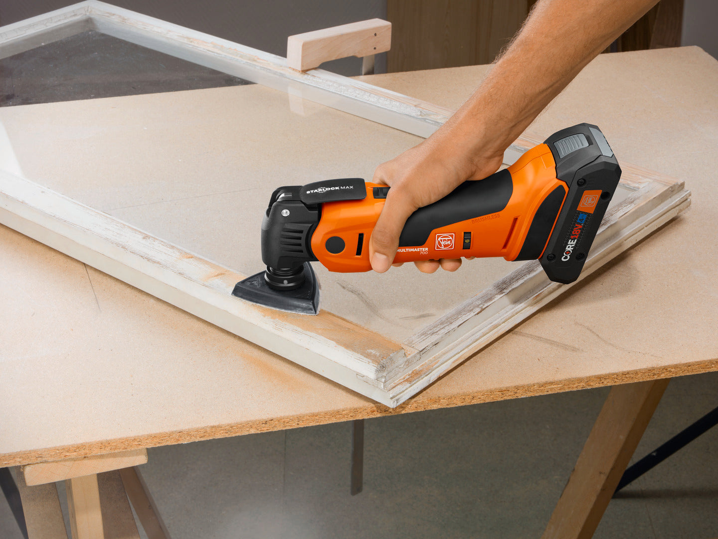 Fein MULTIMASTER Oscillating MultiTool 700 PLUS 4.0Ah 18V AMPShare 71293664090