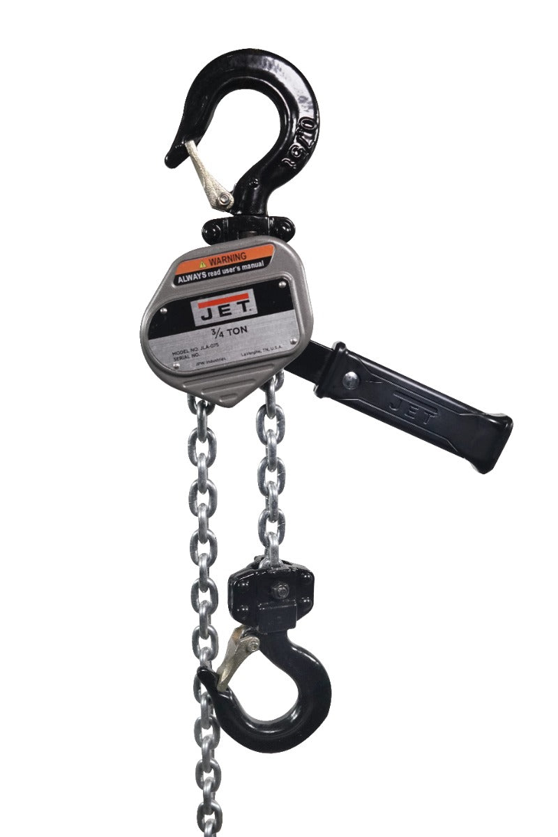 Jet JLA-075-5, JLA Series 3/4 Ton Lever Hoist, 5 ft. Lift 375305