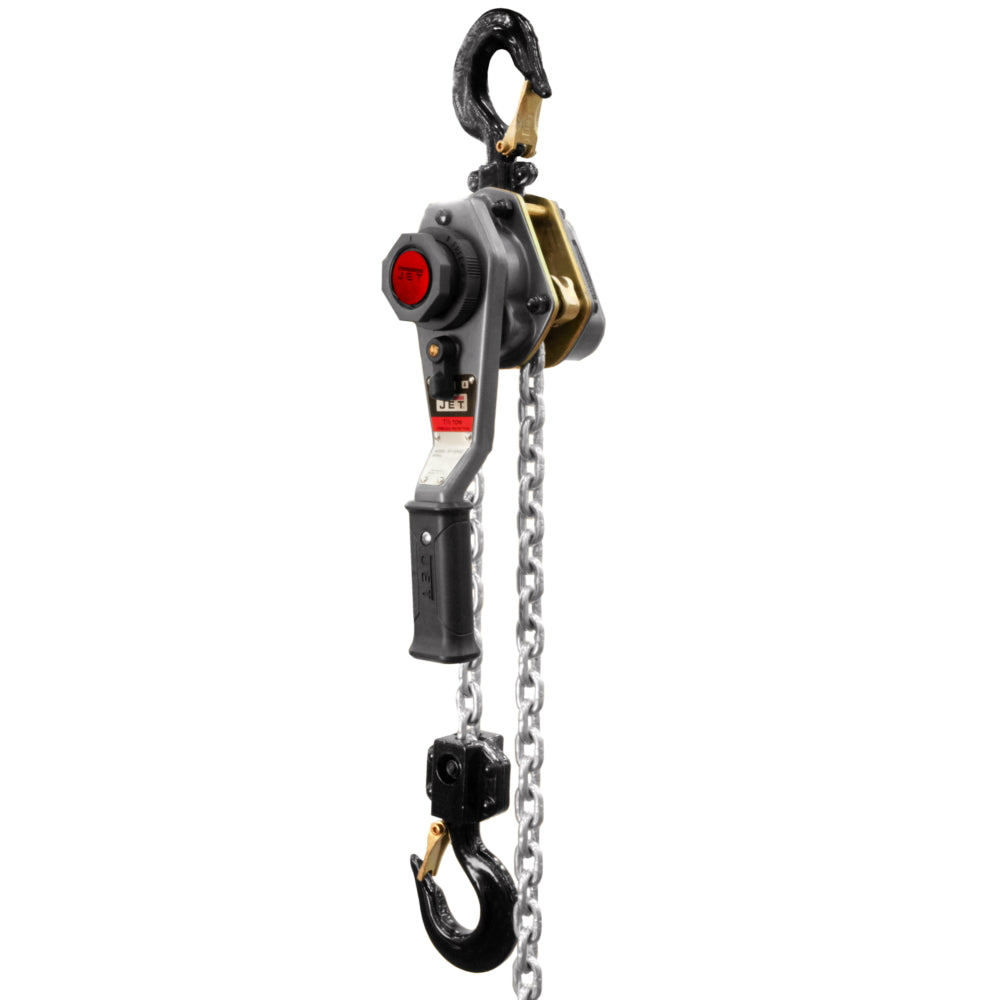 Jet JLH-150WO-15, JLH Series 1-1/2 Ton Lever Hoist, 15 ft. Lift with Overload Protection 376302