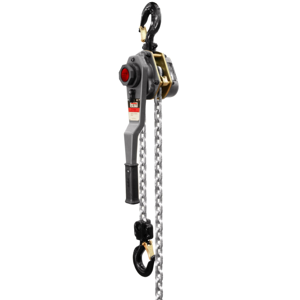 Jet JLH-300WO-10, JLH Series 3 Ton Lever Hoist, 10 ft. Lift with Overload Protection 376501