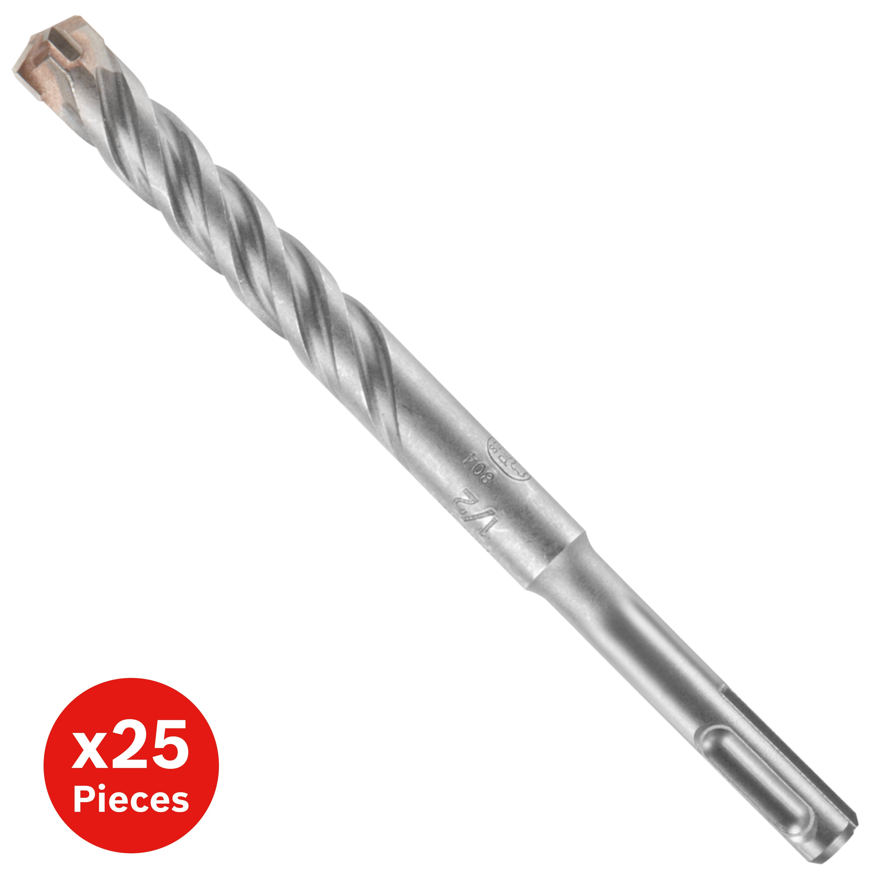 Bosch BULLDOG TOUGH SDS-PLUS 4 CT 1/2" X 4" X 6" 25PK HC4C2081B25