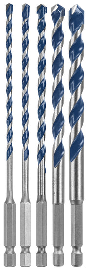 Bosch 5-piece Blue Xtreme Carbide Hammer Drill Bit Set BXH5S