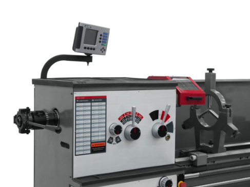 Jet Lathe with 2-axis ACU-RITE DRO 200S, Collet Closer and Taper Attachment Installed, GH-1880ZX 321493