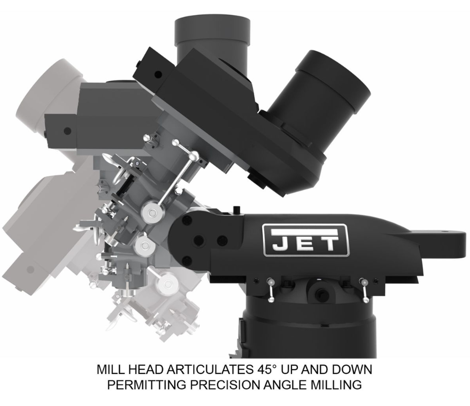 Jet EVS-949 Mill with Y-Axis JET Powerfeed 894301