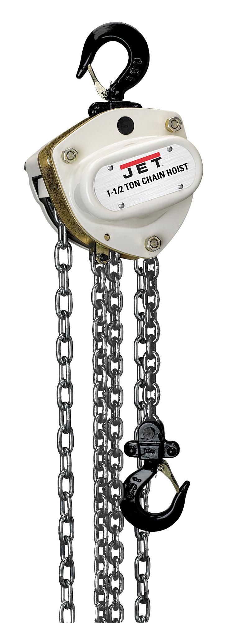 Jet 104220 JET L-100-100-20, 1-Ton Hand Chain Hoist With 20' Lift 104220