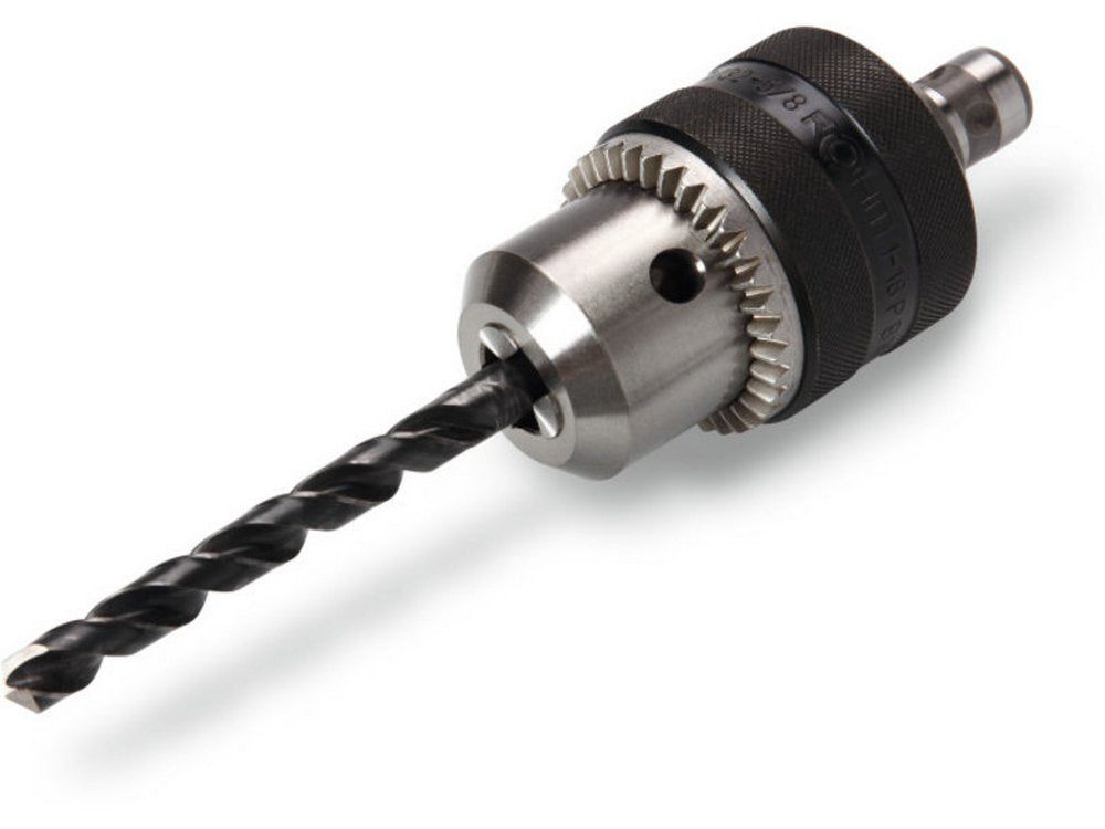 Fein 3-Jaw Drill Chuck w/QuickIn Shank, 3/64-5/8" for JCM Mag Drills 63901023011