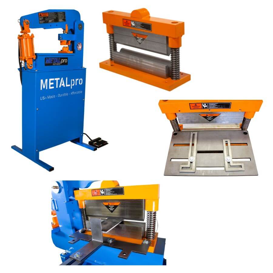 MetalPro 40-Ton Ironworker w/ 12" Brake Kit BNDL-MP4000-S0-B12-P0