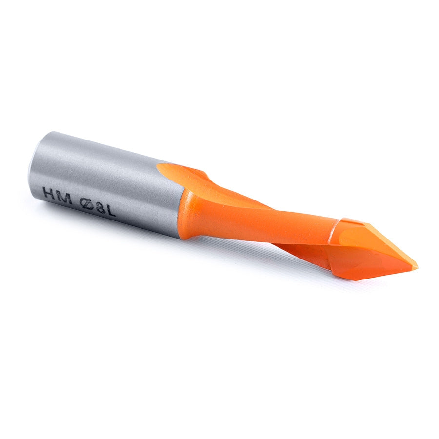 Amana Tool 8mm Through-Hole L/H 57mm Long 413008