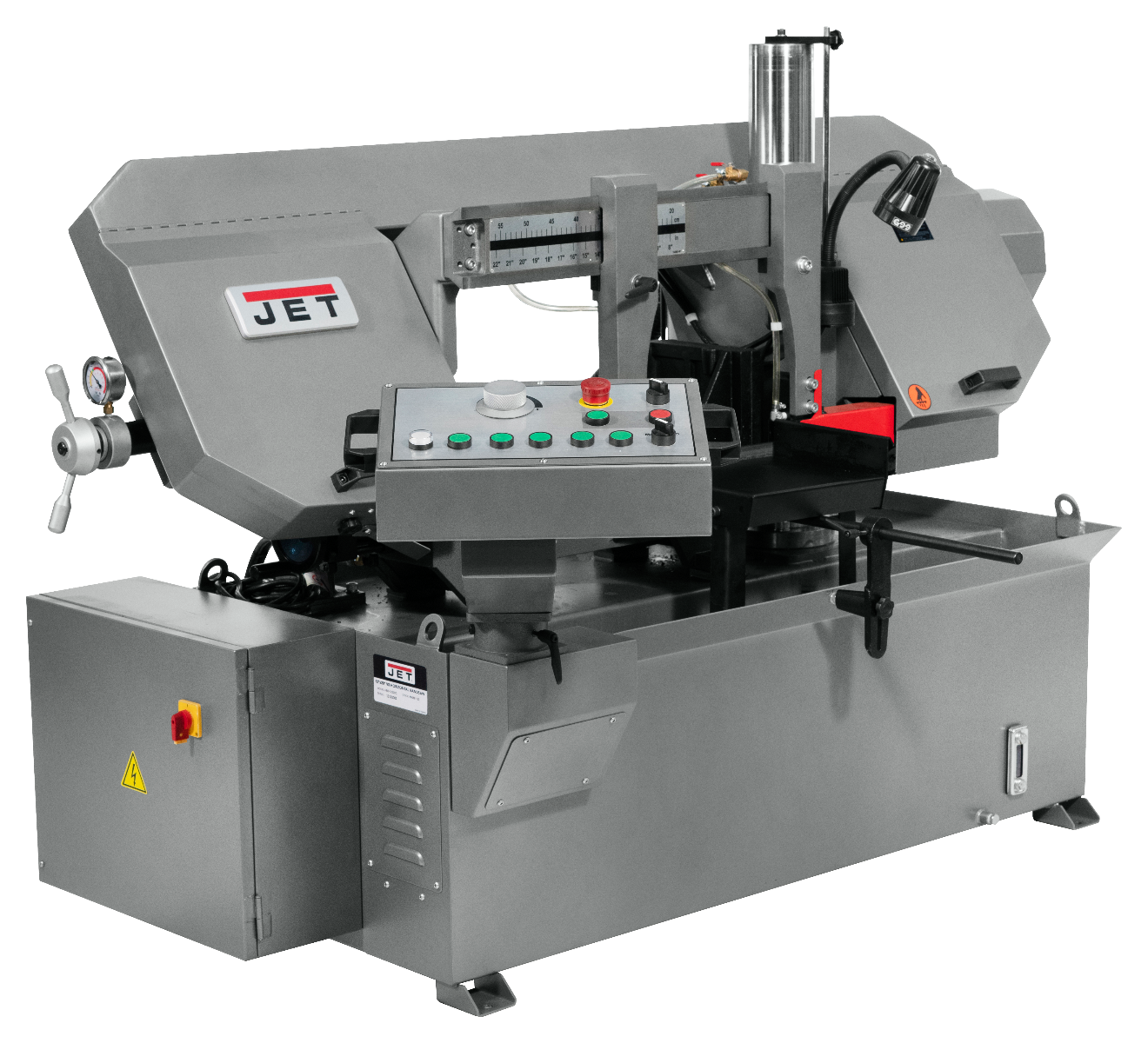 Jet HBS1220DC 12 in. x 20 in. Semi Auto Variable Speed Dual Column Bandsaw 3HP, 230460V, 3Ph 413400