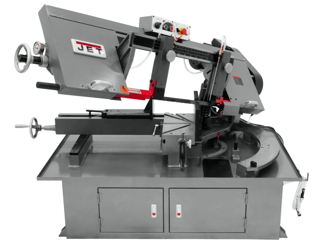 Jet MBS-1018-3, 10 in. x 18 in. Horizontal Dual Mitering Bandsaw 2HP, 230V 413410