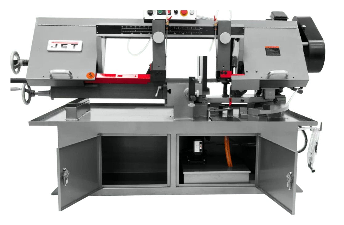 Jet MBS-1018-3, 10 in. x 18 in. Horizontal Dual Mitering Bandsaw 2HP, 230V 413410