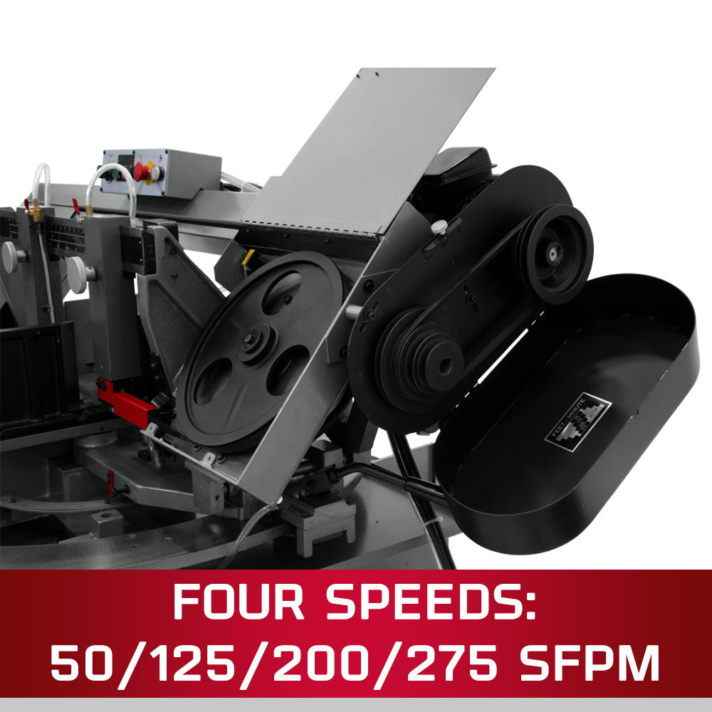 Jet MBS-1018-1, 10 in. x 18 in. Horizontal Dual Mitering Bandsaw 1HP, 230V, 1Ph 413411