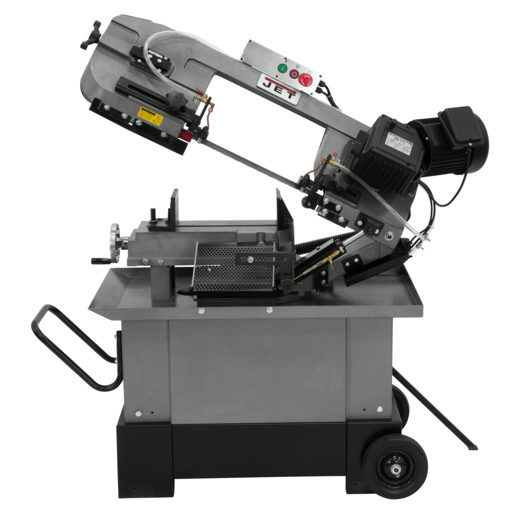Jet HVBS-710G, 7 in. x 10-1/2 in. Horizontal/Vertical Mitering Geared Head Bandsaw 413452