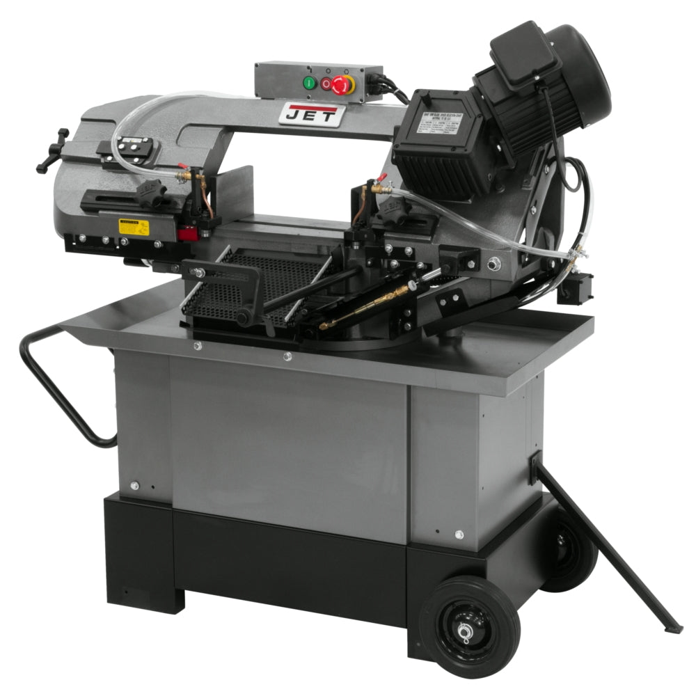 Jet HVBS-710G, 7 in. x 10-1/2 in. Horizontal/Vertical Mitering Geared Head Bandsaw 413452