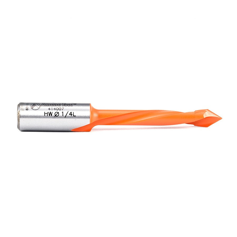 Amana Tool 1/4 in Through-Hole L/H 70mm Long 414007