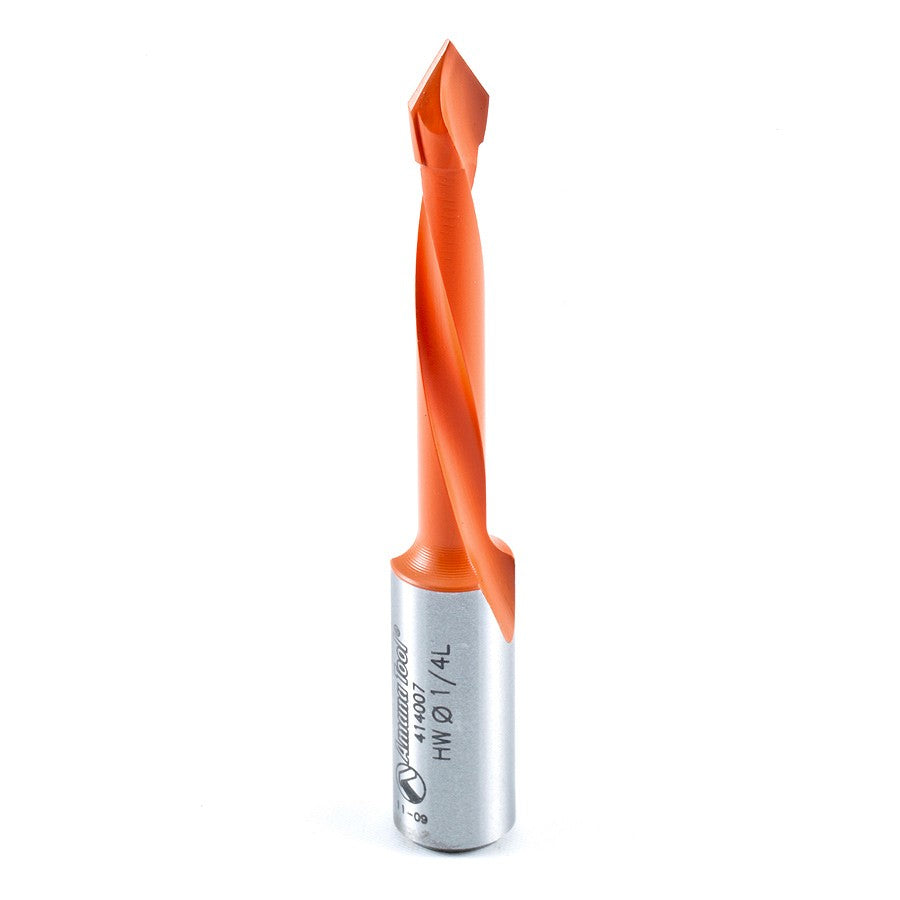Amana Tool 1/4 in Through-Hole L/H 70mm Long 414007