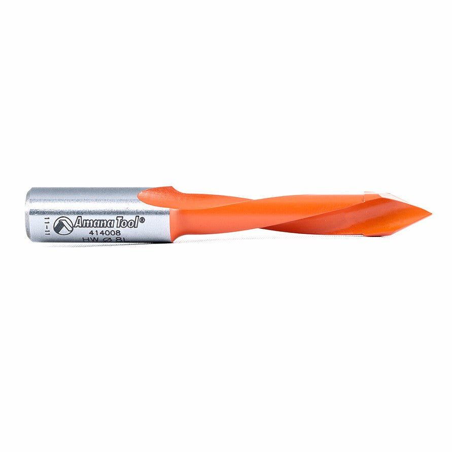 Amana Tool 8mm Through-Hole L/H 70mm Long 414008