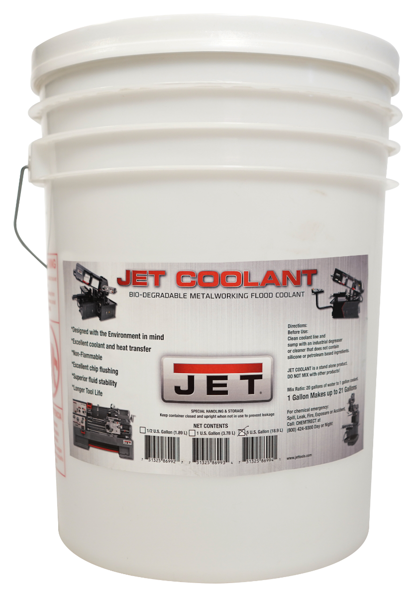 Jet 5 Gallon Pail JET Bio-Degradable MW Flood Coolant 414127