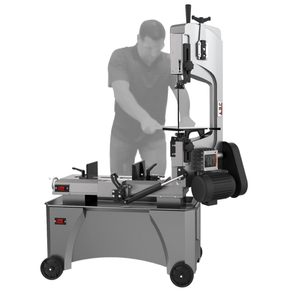 Jet 7 x 12 in. Deluxe Horizontal/Vertical Bandsaw HVBS-712D 414560