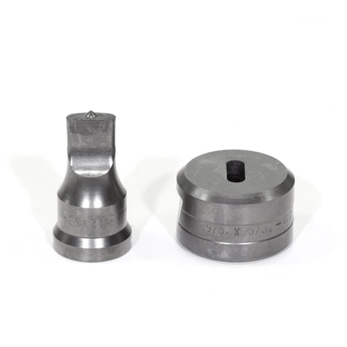 Edwards Ironworkers 1/4x3/4 Oblong Punch & Die Set with Key-Way PDOB1/4X3/4