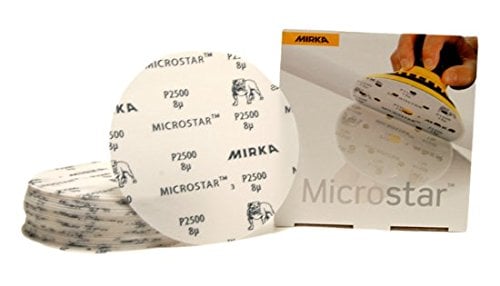 Mirka Microstar 5 in. 1200G Grip Film-Backed Disc, Qty 50 FM-612-1200