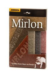 Mirka Mirlon Total 4-1/2 x 9 in. Assorted Scuff Pad (Red, Gray, Gold), Qty 3 18-118-APRP