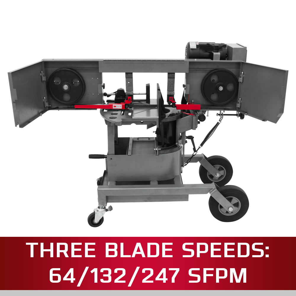 Jet HVBS-10-DMWC Dual Mitering Portable Saw With Coolant System 1 HP, 115 424465