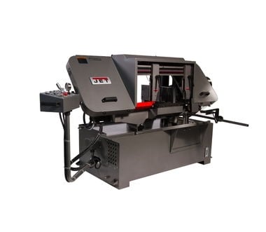Jet HBS-1220MSAH, 12 in. x 20 in. Semi-Automatic Horizontal Bandsaw with Hydraulic Vise 424475