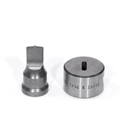 Edwards Ironworkers 3/16x3/4 Oblong Punch & Die Set with Key-Way PDOB3/16X3/4