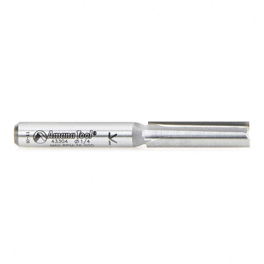 Amana Tool 2 Flute 1/4 in Dia. 1/4 in Shank 43304