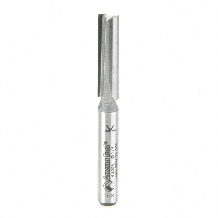 Amana Tool 2 Flute 1/4 in Dia. 1/4 in Shank 43304