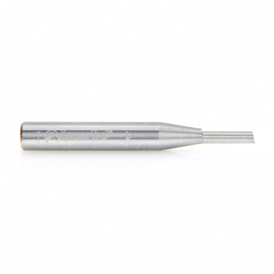Amana Tool 1 Flute Plunge 1/8 in Dia. S.C. 43700