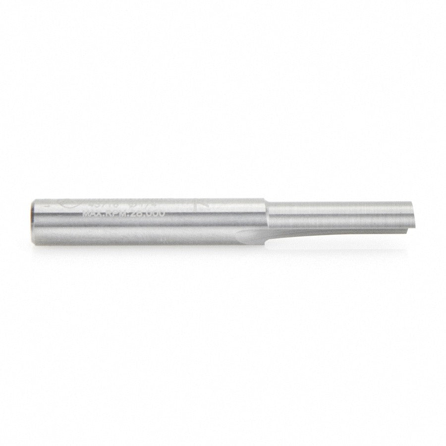 Amana Tool 1 Flute Plunge 1/4 in Dia. S.C. 43716
