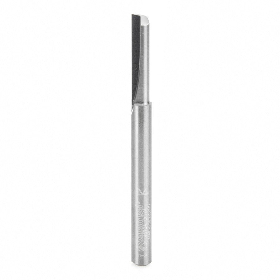 Amana Tool 1 Flute Plunge 1/4 in Dia. S.C. 43724