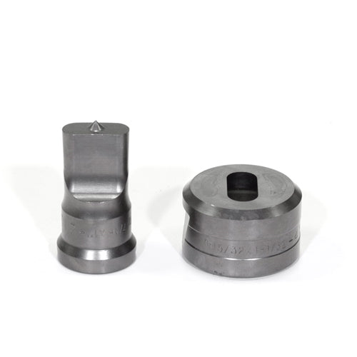 Edwards Ironworkers 7/16x1 Oblong Punch & Die Set with Key-Way PDOB7/16X1