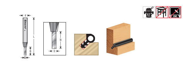Amana Tool 1/4 in Dia. Weather Seal Bit 43813
