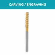 1/8 in. Cylinder Shape Tungsten Carbide High Performance Rotary Carving Bit