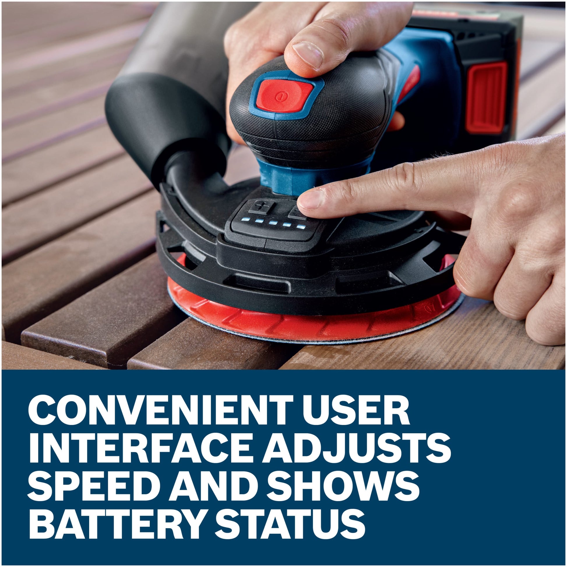 Bosch EXPERT 18V 6" Random Orbit Sander 5mm EXEX18V-150-5N