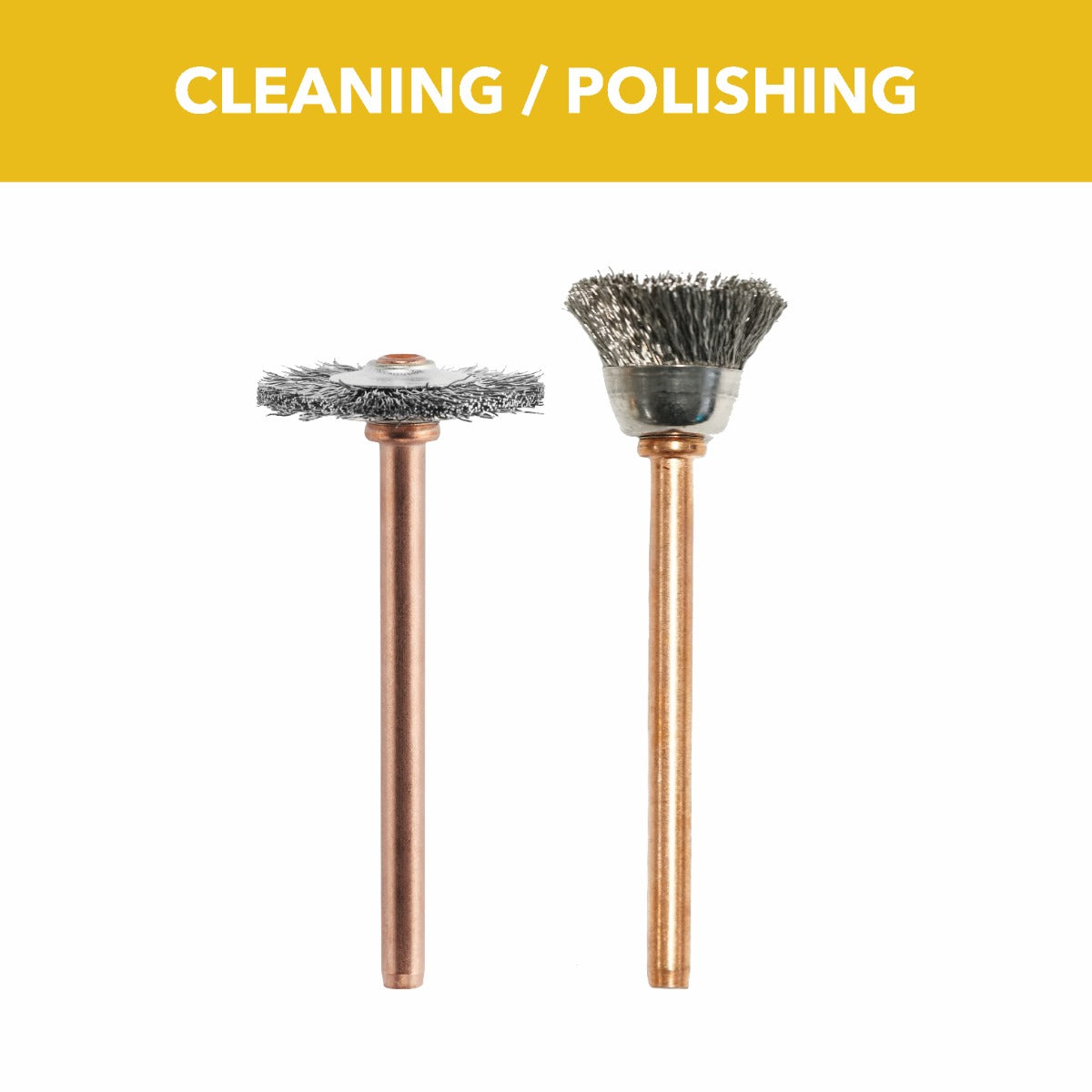 Dremel Stainless Steel Brush 2-Piece Set 448