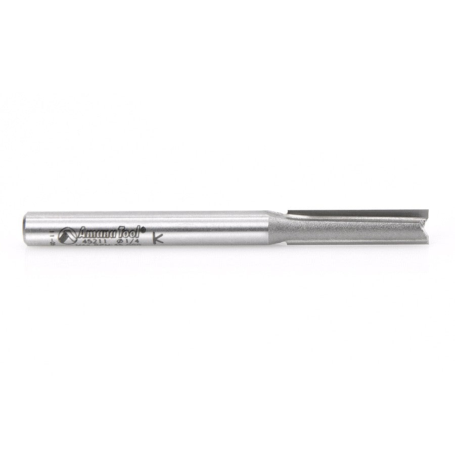 Amana Tool 2 Flute 1/4 in Dia. 1/4 in Shank 45211