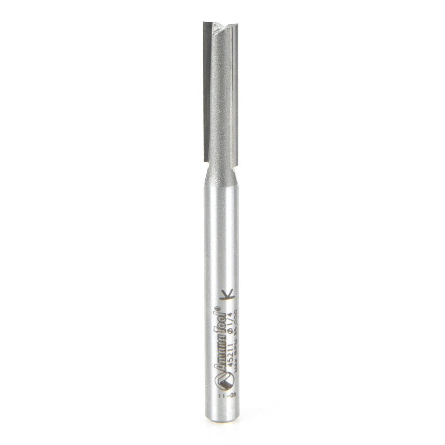 Amana Tool 2 Flute 1/4 in Dia. 1/4 in Shank 45211