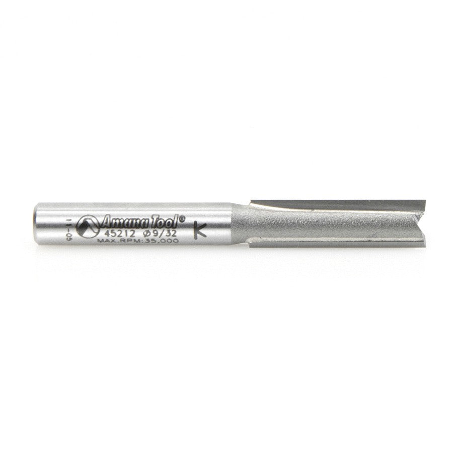 Amana Tool 2 Flute 9/32 Dia.1/4 in Shank 45212